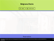 Tablet Screenshot of belgranodecks.com